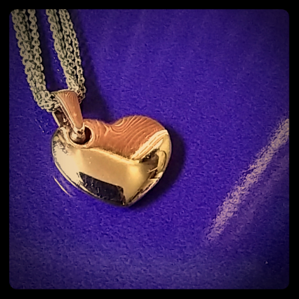 Milor Italy 925 Heart Pendant And Chain Necklace